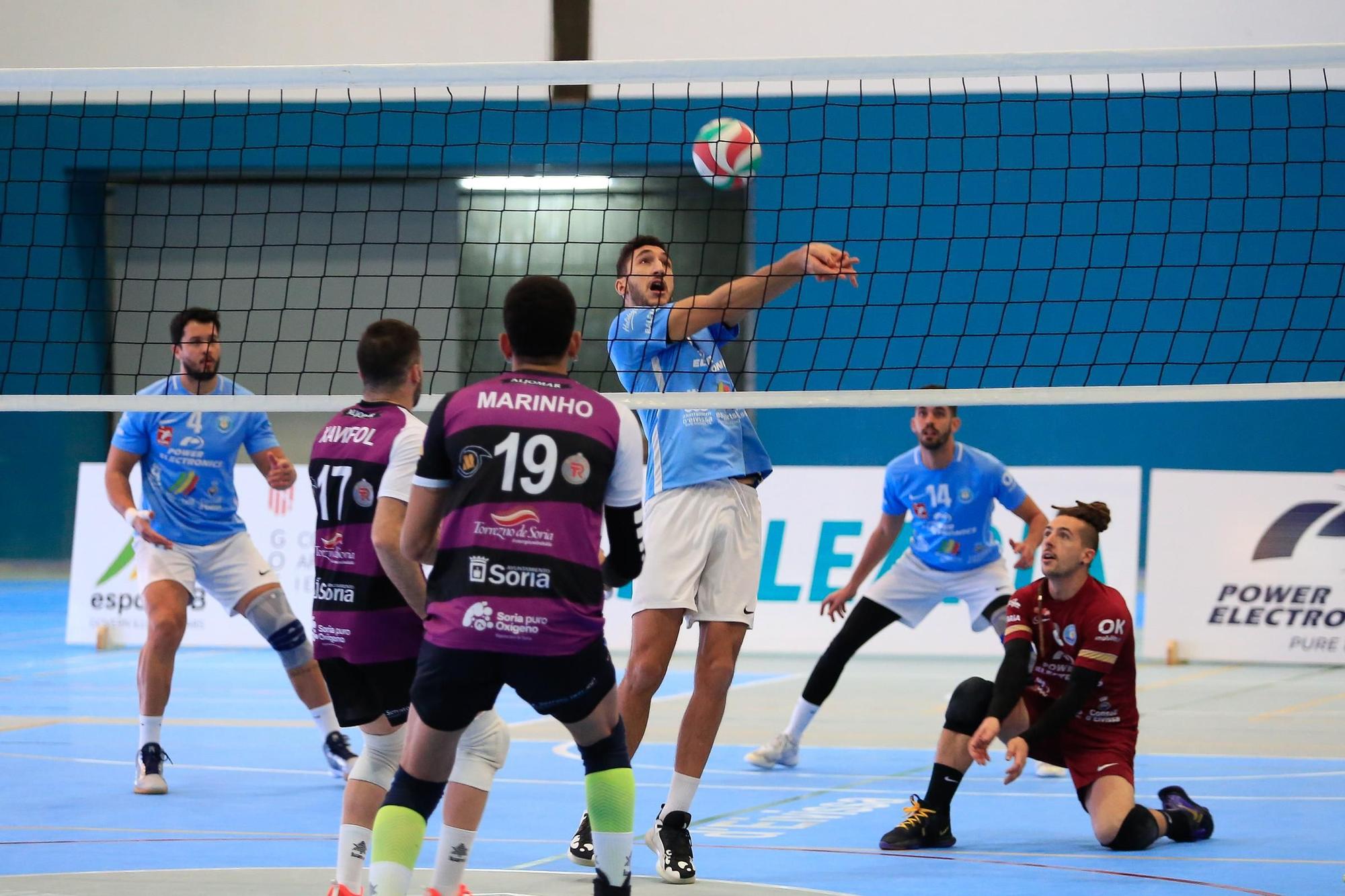 Partido entre la UD Ibiza Ushuaïa Volley y el Rio Duero Soria