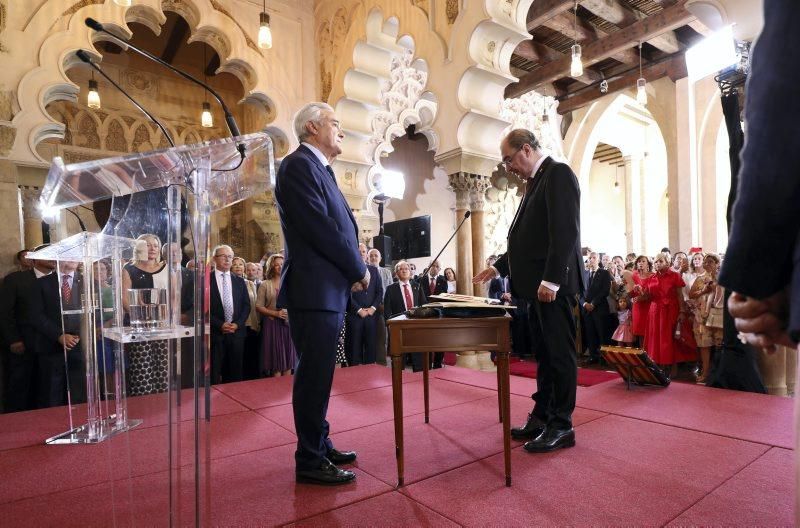 Toma de posesión de Javier Lambán como presidente de Aragón