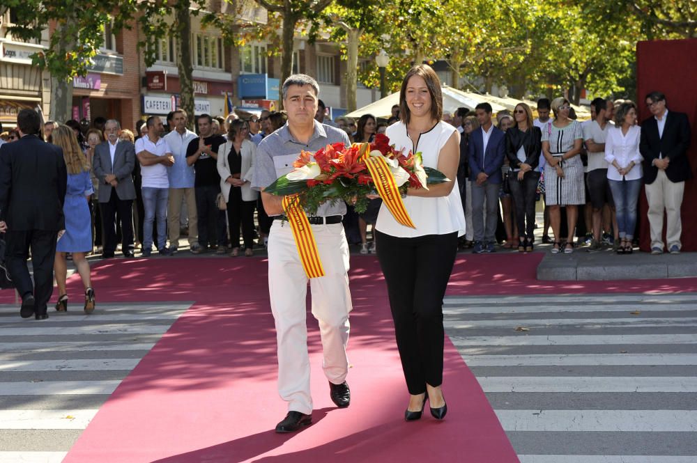 Les ofrenes de la Diada a Manresa