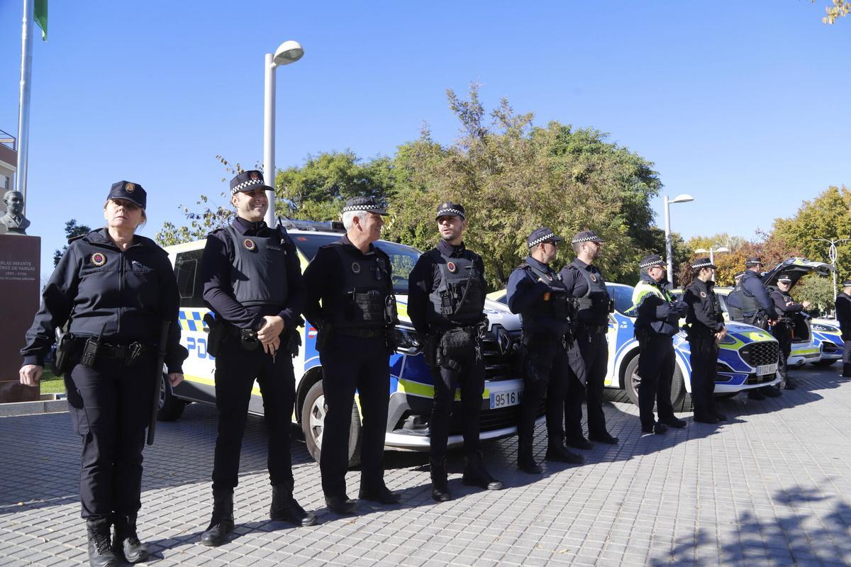 Agentes de la Policía Local que formarán parte de la unidad.
