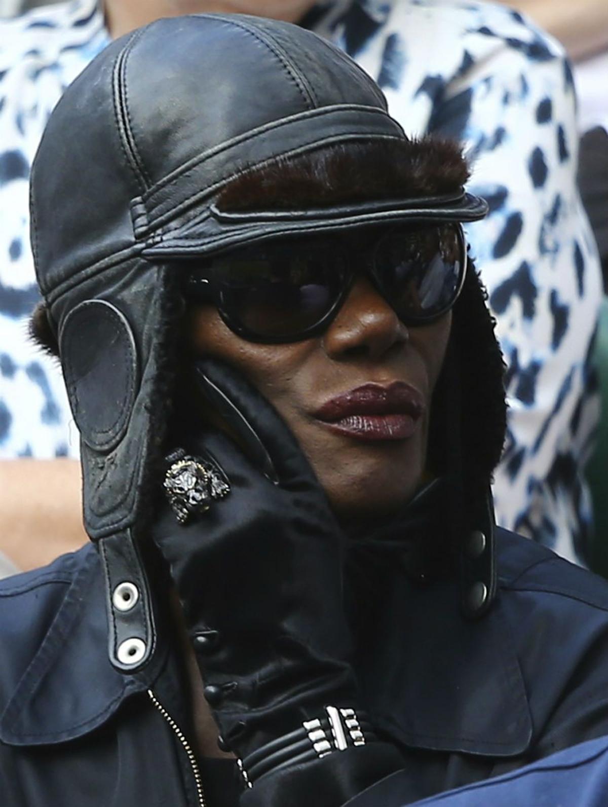 Grace Jones en Wimbledon