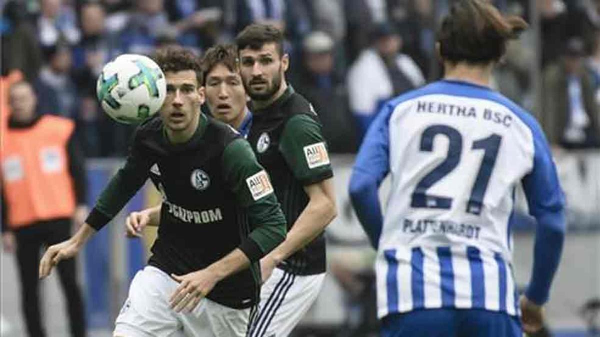 Goretzka, en un partido ante el Hertha