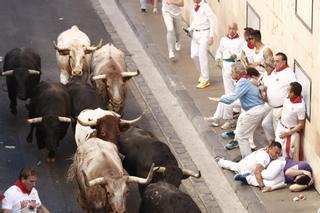 Rápido, emocionante y limpio sexto encierro de los Sanfermines 2022