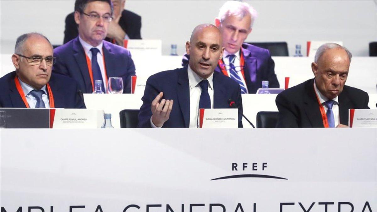 Rubiales ha cumplido este viernes su primer aniversario como presidente de la RFEF