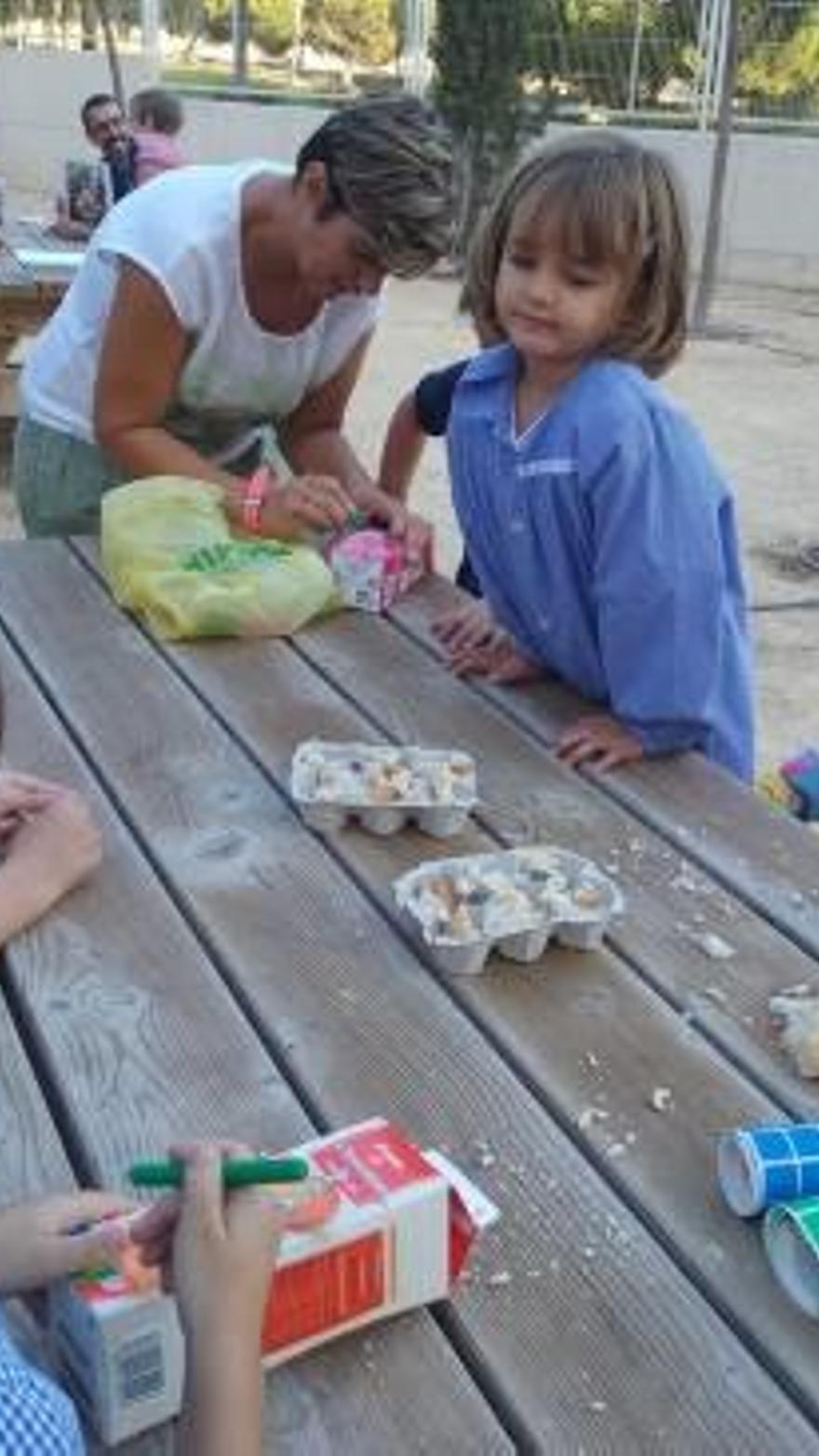 Más tareas en el huerto escolar del CEIP San Gabriel de Alicante