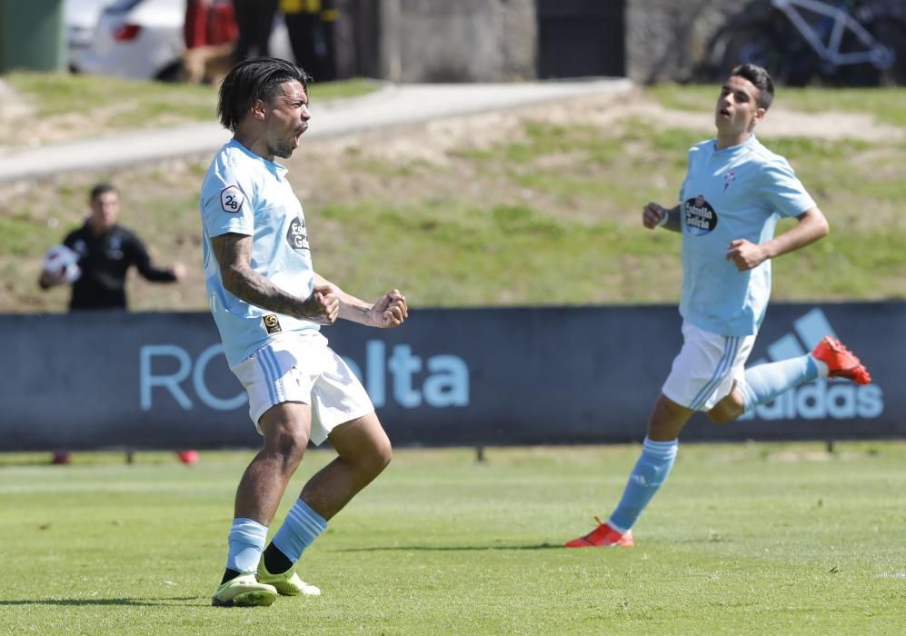 El filial celeste se puso con 2 goles en contra a los 15 min. en Barreiro, pero acabaría remontando con contundencia – A los 20, el marcador era de 2-2.