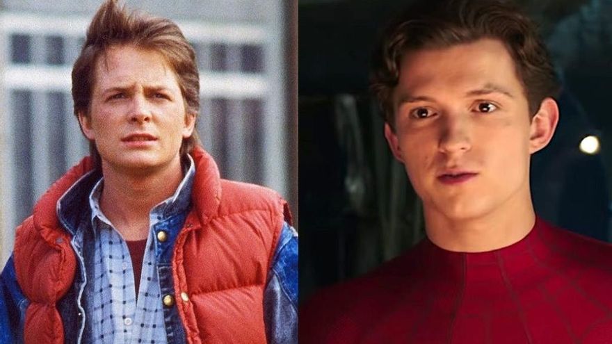 Michael J. Fox y Tom Holland.