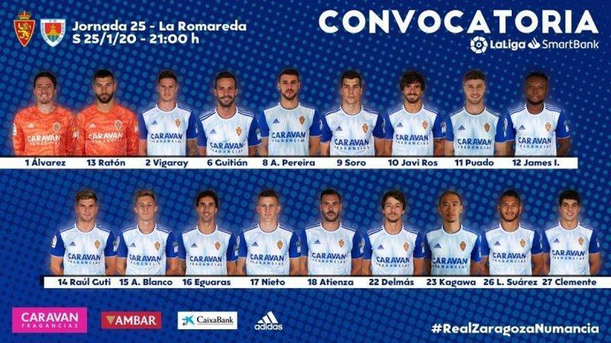 André Pereira debuta en una convocatoria con el Zaragoza