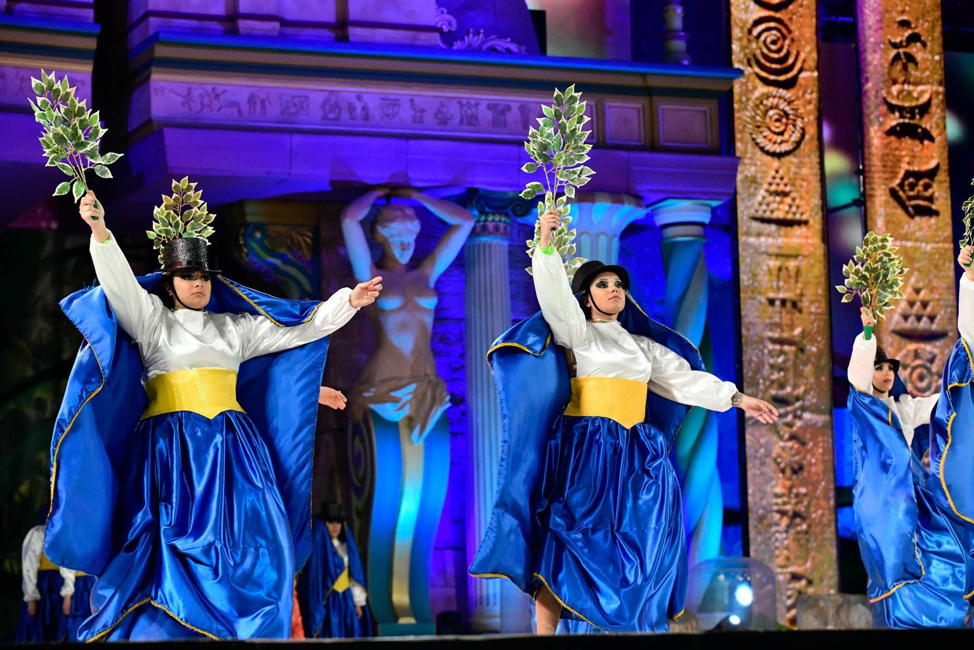 Yoruba actúa en el Concurso de Comparsas del Carnaval de Las Palmas de Gran Canaria 2022