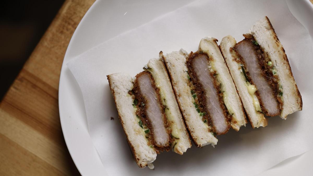 El 'katsu sando' de Alto Bardero.