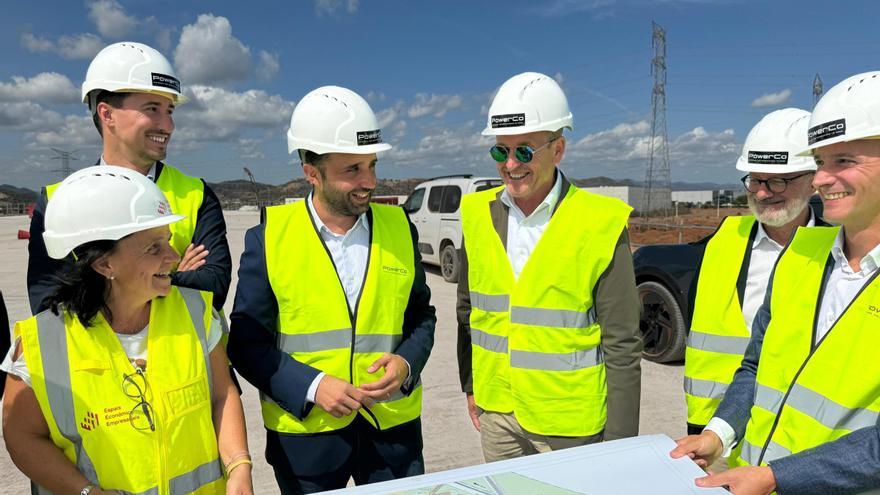 Las obras de la gigafactoría de Sagunt &quot;van a buen ritmo y cumplen con los plazos&quot;