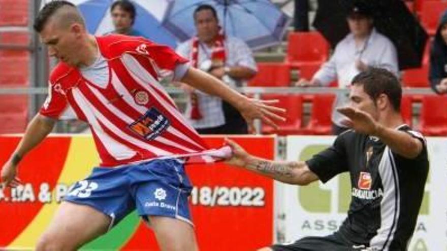 Cañas, en la seva etapa com a jugador del Girona.