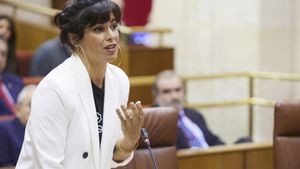 La portavoz del Grupo Mixto-AdelanteAndalucía, Teresa Rodríguez. EP