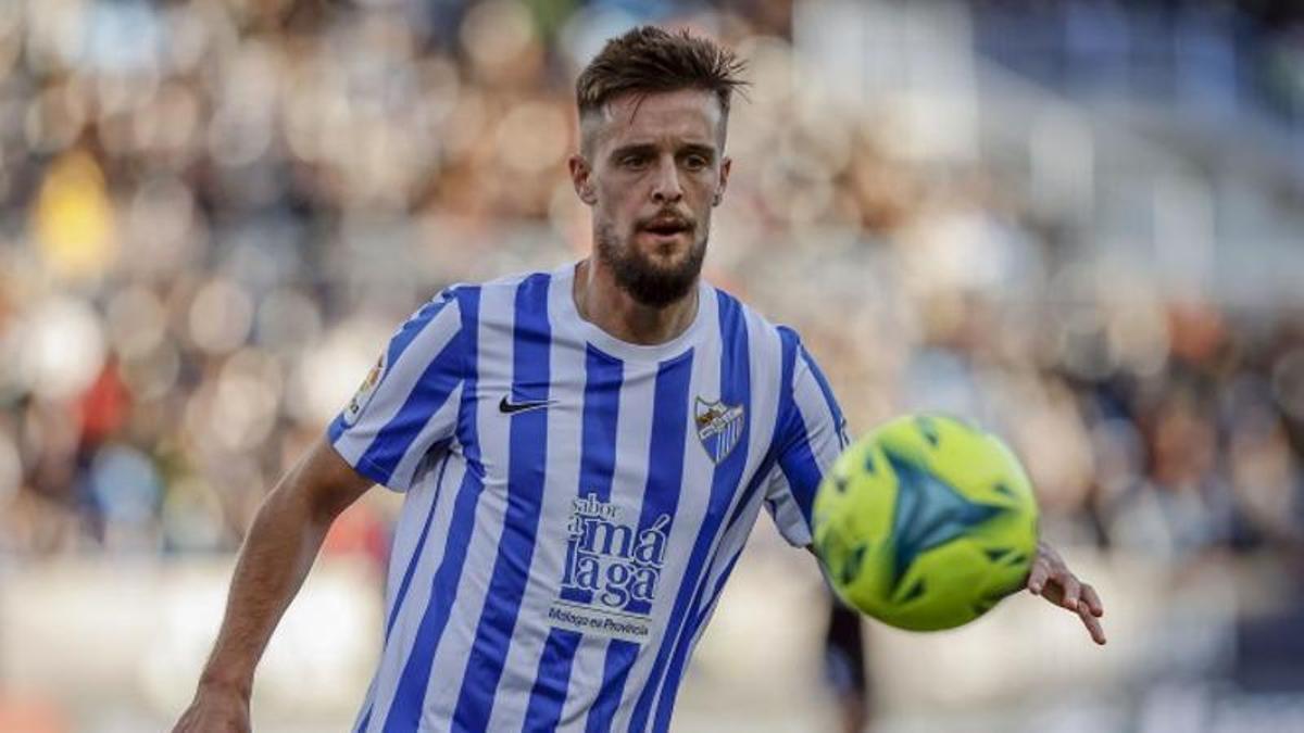 Genaro Rodríguez, jugador del Málaga CF.