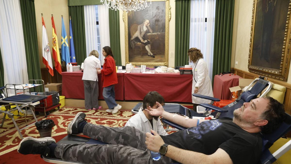 VÍDEO: Primera jornada de la Maratón de Donaciones de Sangre de Gijón