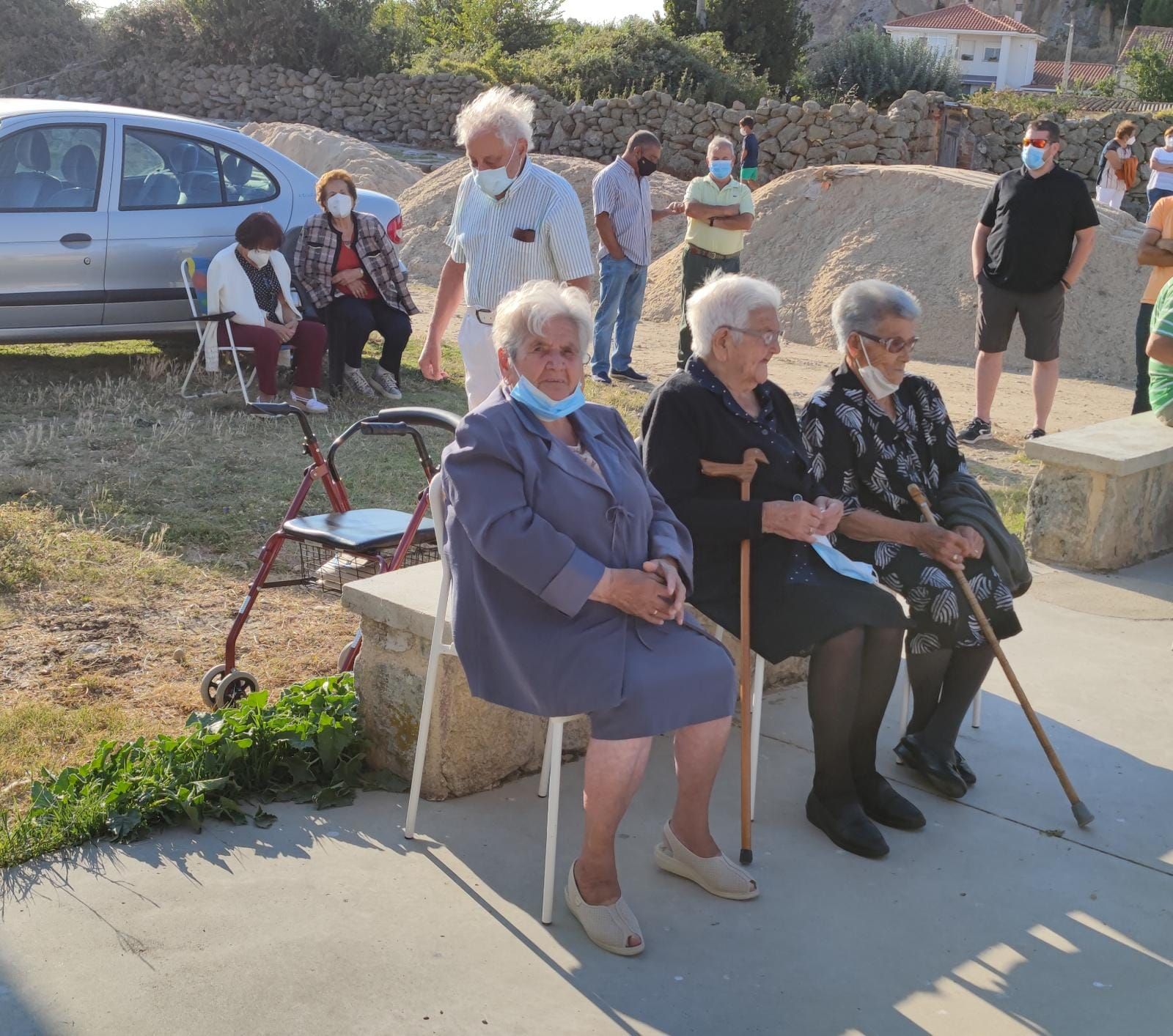 Homenaje a las tres mujeres centenarias en Tamame de Sayago