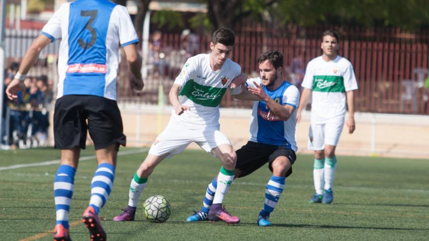 Imagen de un partido entre el Elche y el Hércules de juveniles