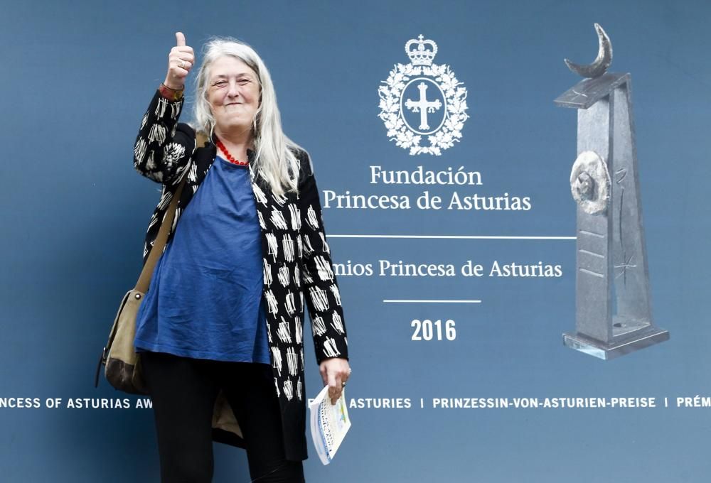 Llegada a Oviedo de Mary Beard, premio "Princesa de Asturias" de Ciencias Sociales