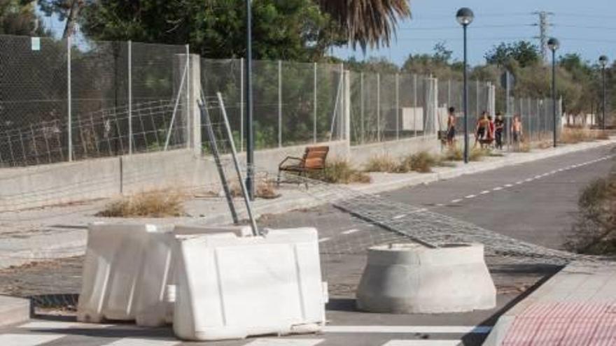 Las obras de Nou Nazareth llevan paralizadas cuatro años.