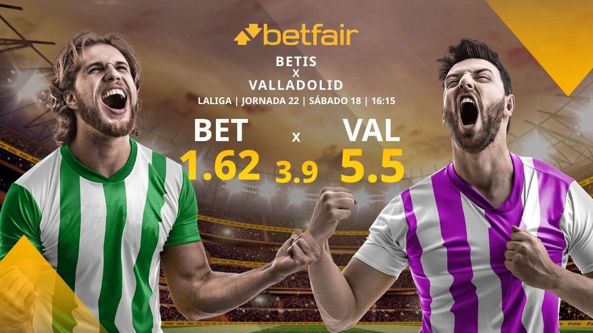 Real Betis Balompié vs. Real Valladolid CF: alineaciones, horario, TV, estadísticas y pronósticos