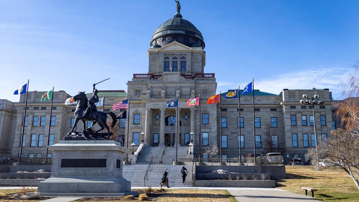 El Capitolio del estado de Montana.