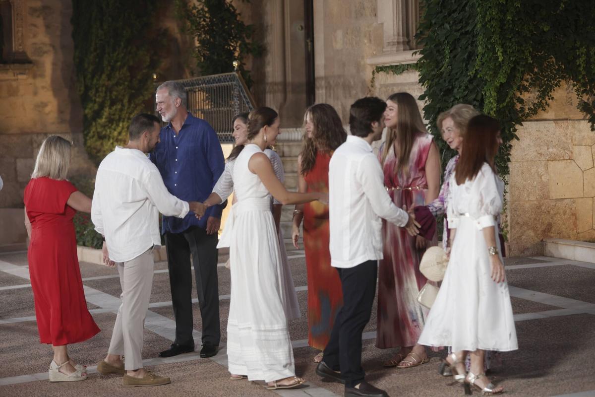 Las imágenes de la recepción de la Familia Real en Marivent