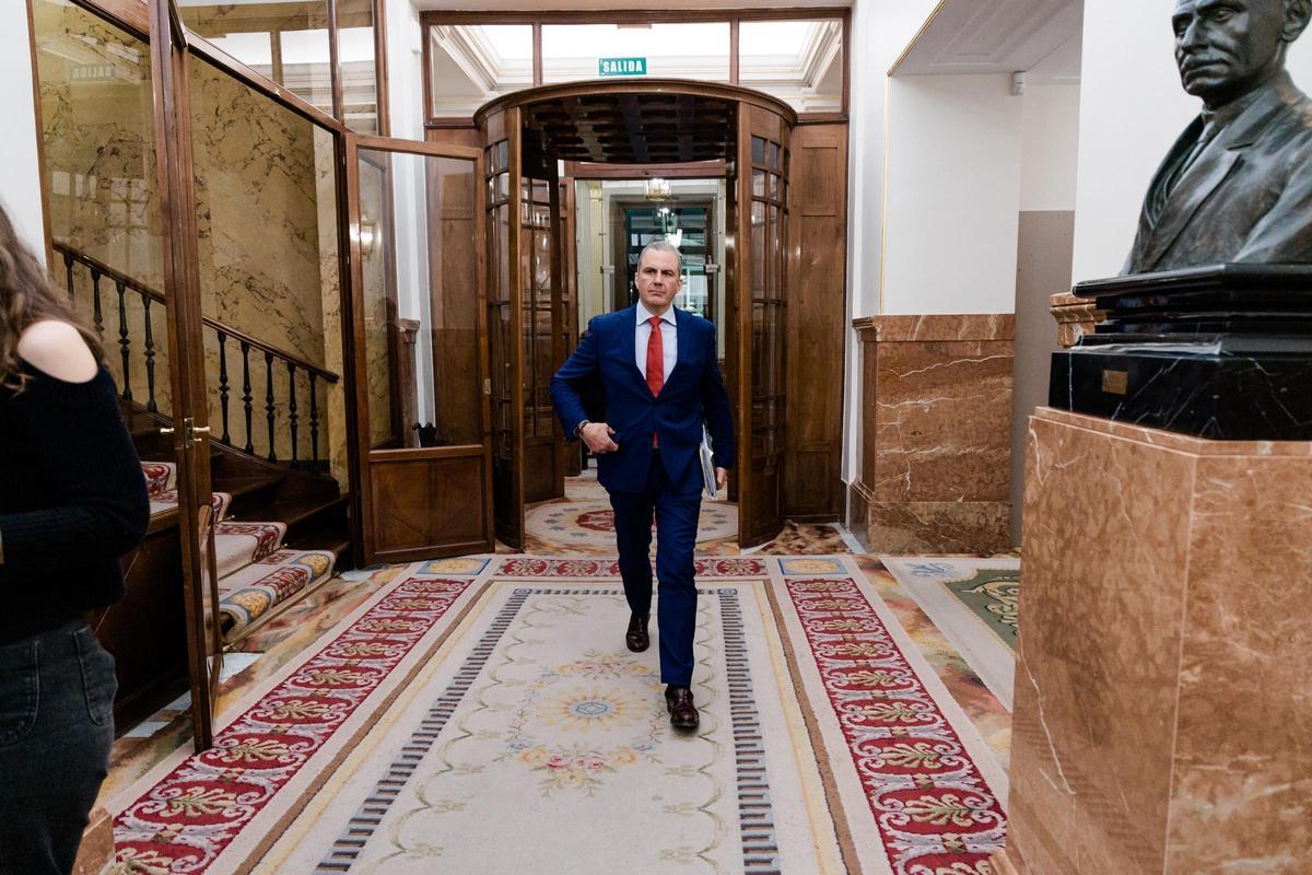 Javier Ortega Smith en el Congreso.