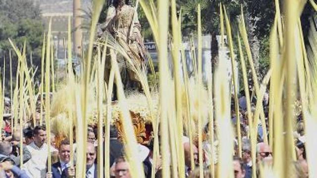 La última procesión del Domingo de Ramos en Elche.