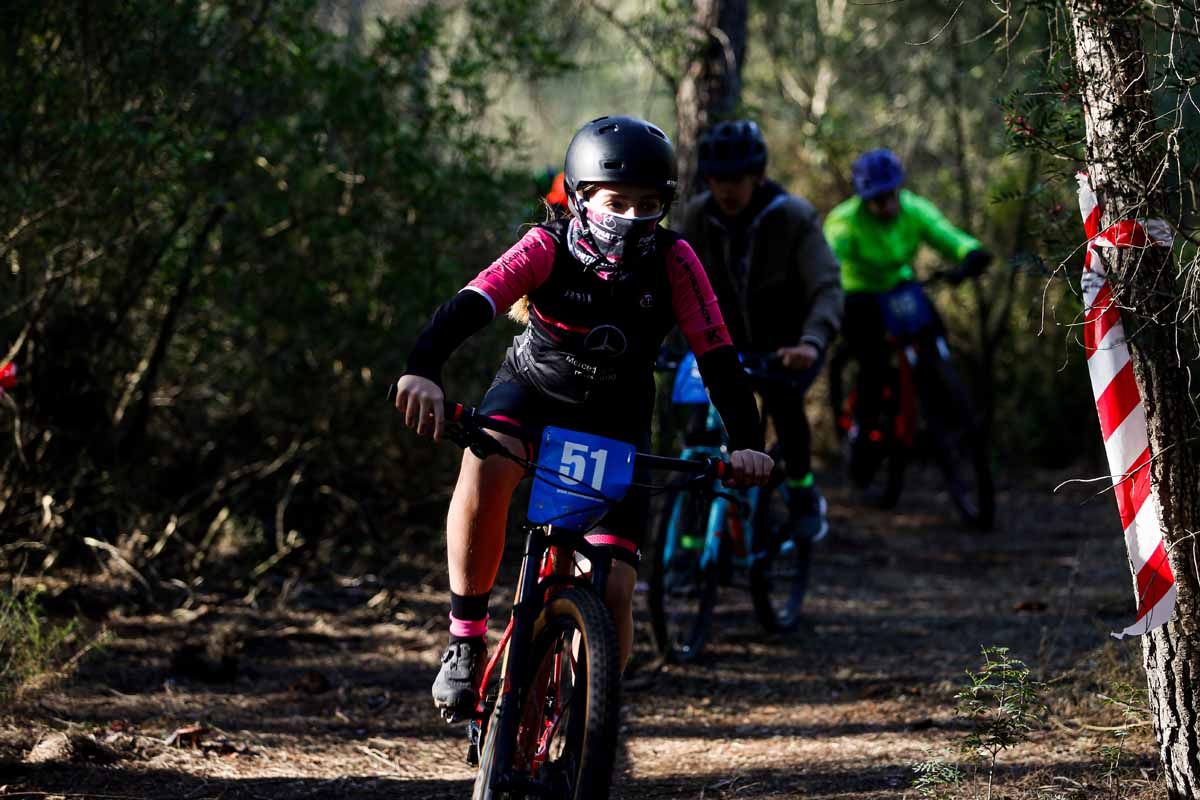 Clase magistral de ciclismo en Forada