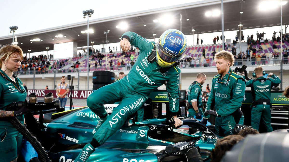 Fernando Alonso, tras la clasificación en Qatar