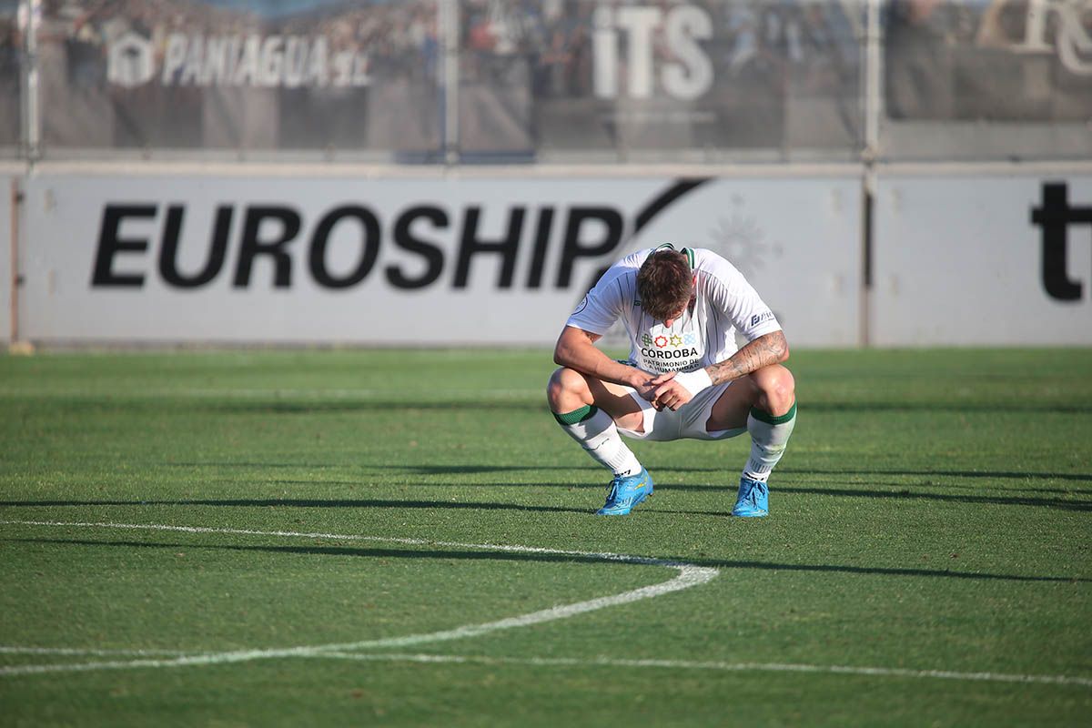 Jorge Moreno al finalizar el encuentro.