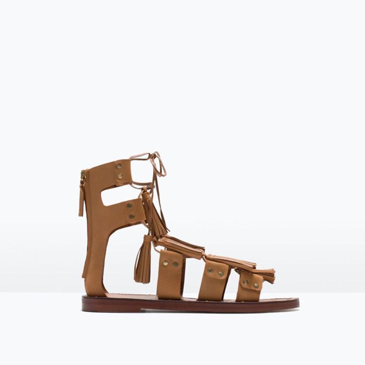 Sandalias gladiador, Zara