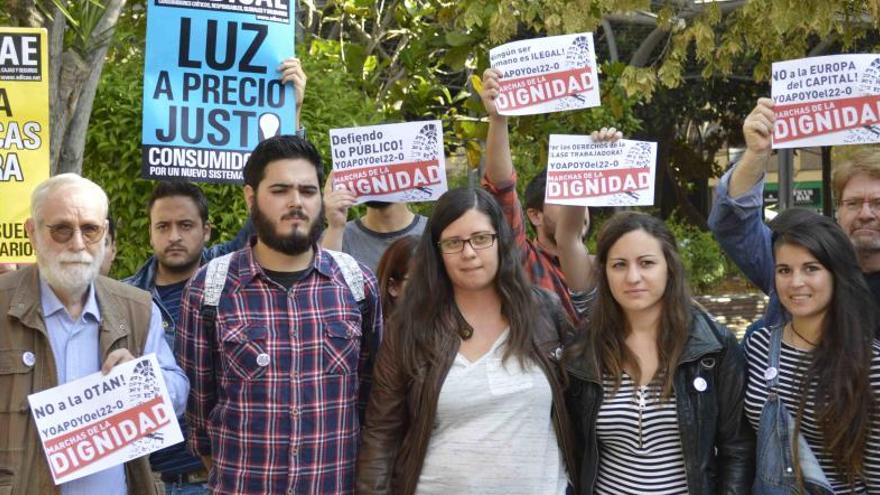 Santo Domingo acogía hoy la presentación de las movilizaciones.