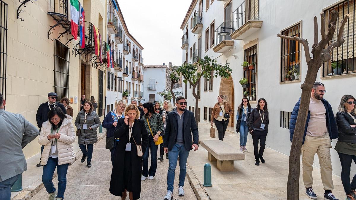La visita al centro histórico de Pego