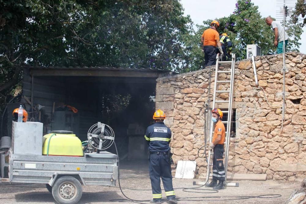 Incendio en Sant Antoni