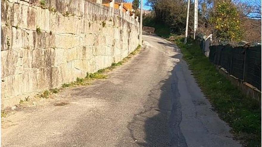 Moaña arregla el Camiño do Cotarro, dañado por las inundaciones en A Marrúa