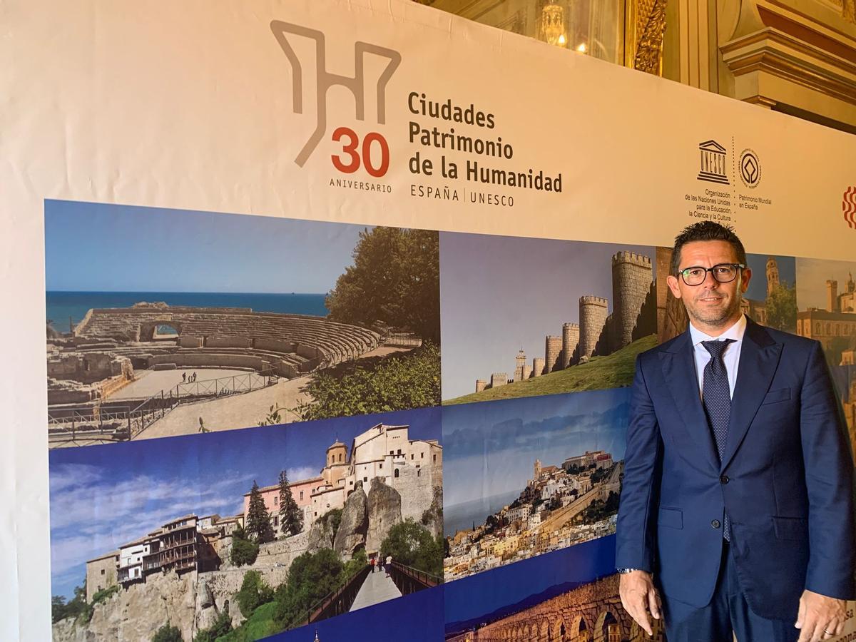 Rafael Triguero, en la asamblea de las Ciudades Patrimonio de la Humanidad.