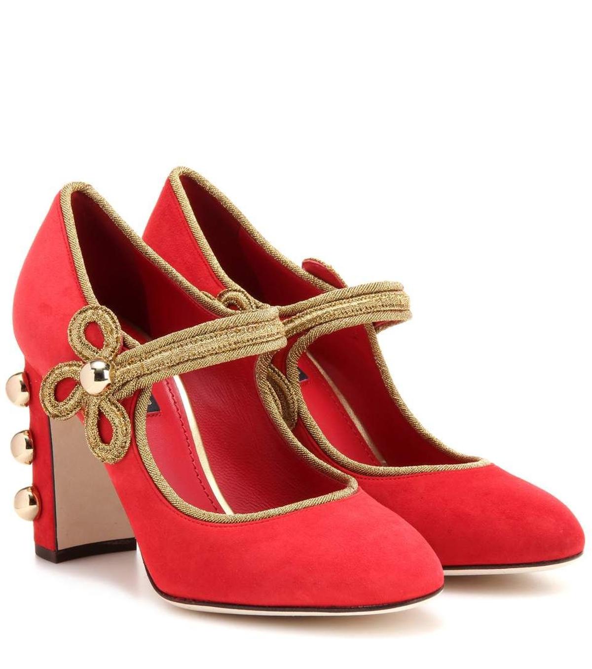Los zapatos rojos del otoño: tacones joya