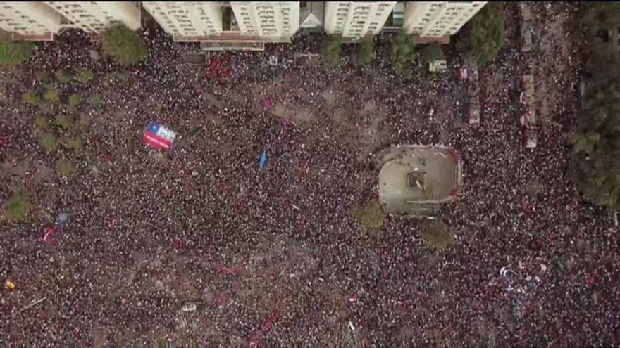 Un millón de personas se manifestó en Chile contra Piñera y la desigualdad social