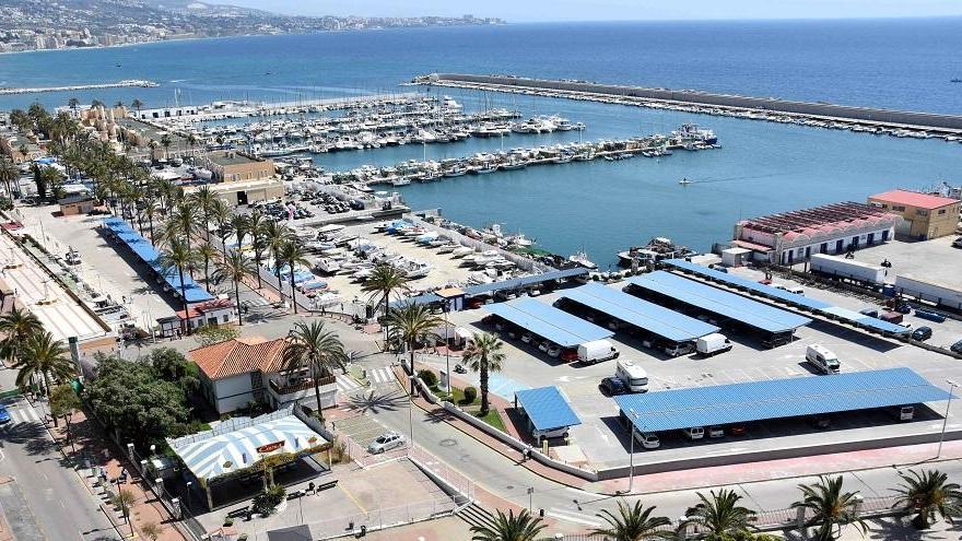 Vista del actual puerto deportivo de Fuengirola.