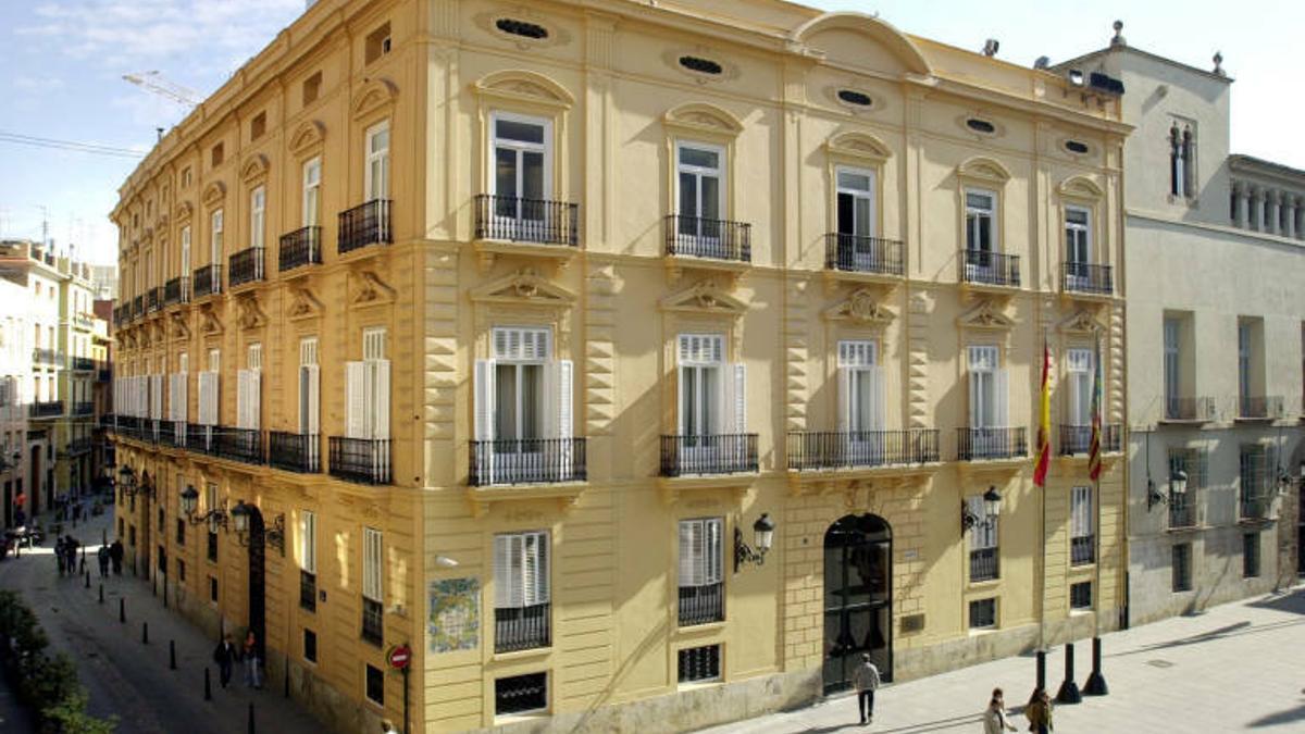 La sede de la Diputación de Valencia.