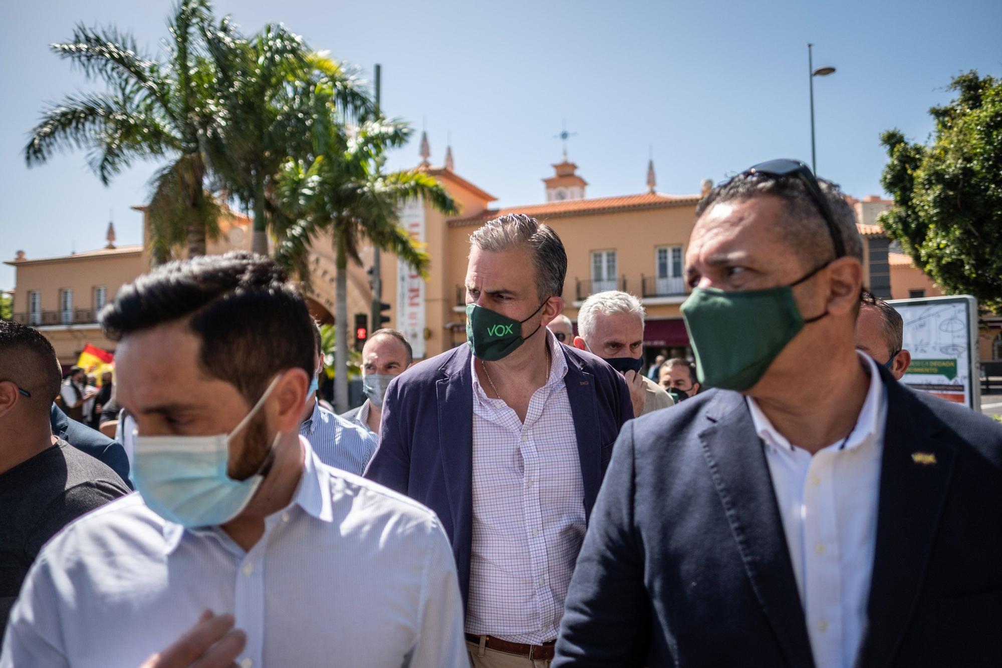 Rueda de prensa de Ortega Smith en Tenerife