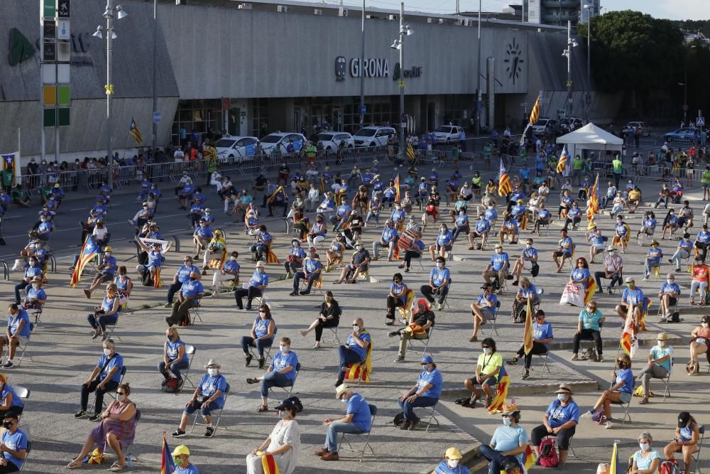 Concentració de l'ANC per la Diada a Girona