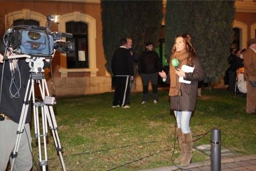 Manifestación a favor del soterramiento