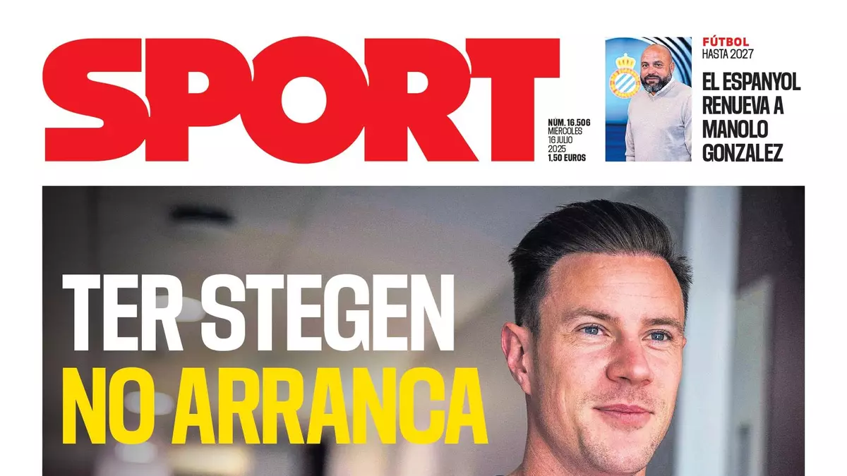 La portada SPORT de hoy, miércoles 16 de julio de 2025