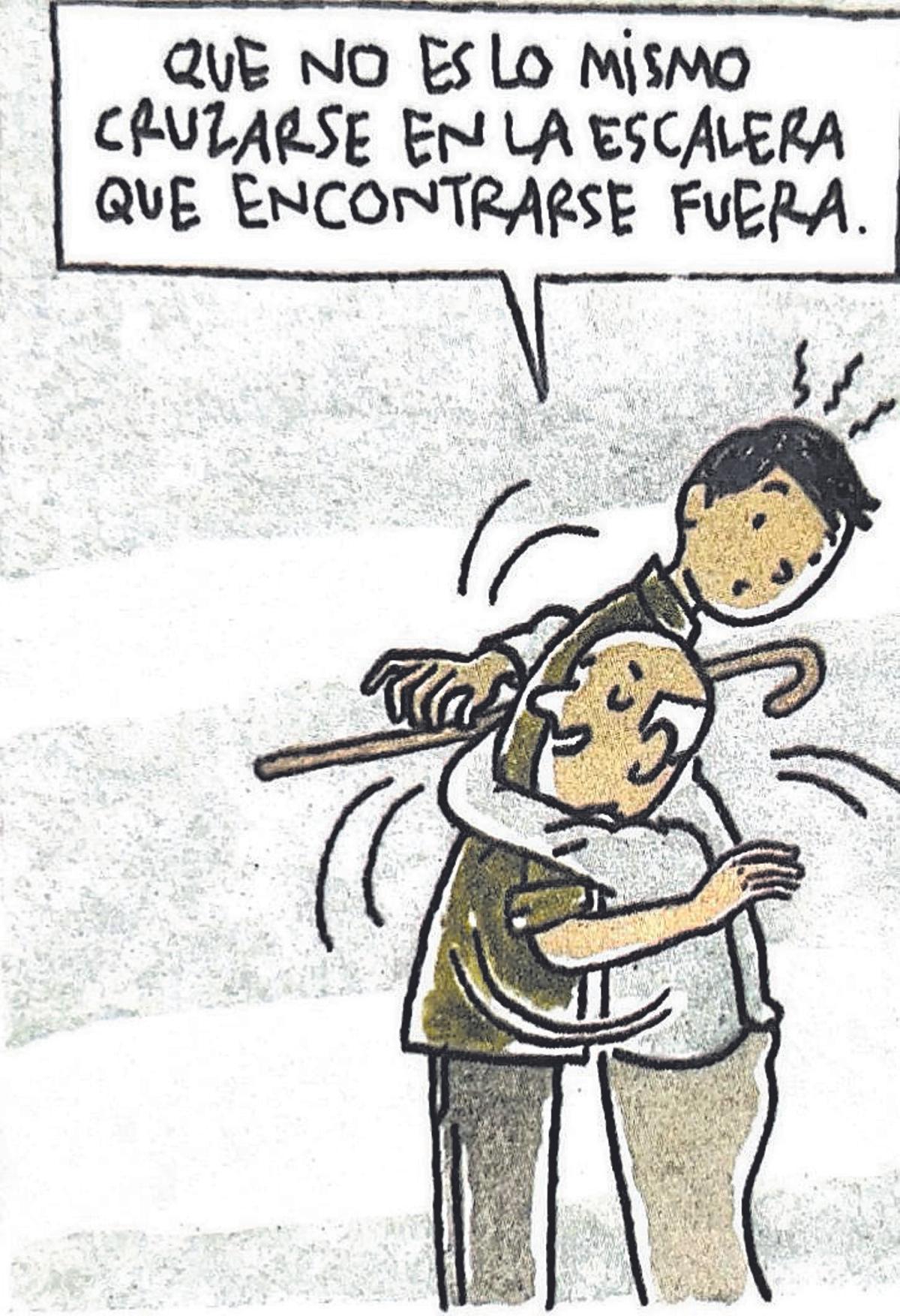 Una de las viñetas de 'Los domingos también'.
