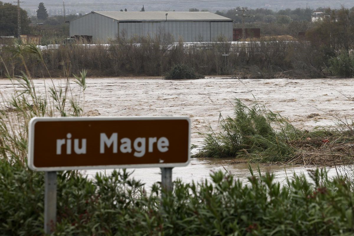 Alerta hidrológica por el aumento del caudal del río Magro, que puede llegar a 1.000 m3/s