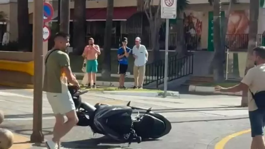 Pelea en Playa de las Américas