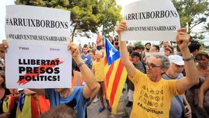 manifestaciones rey mallorca