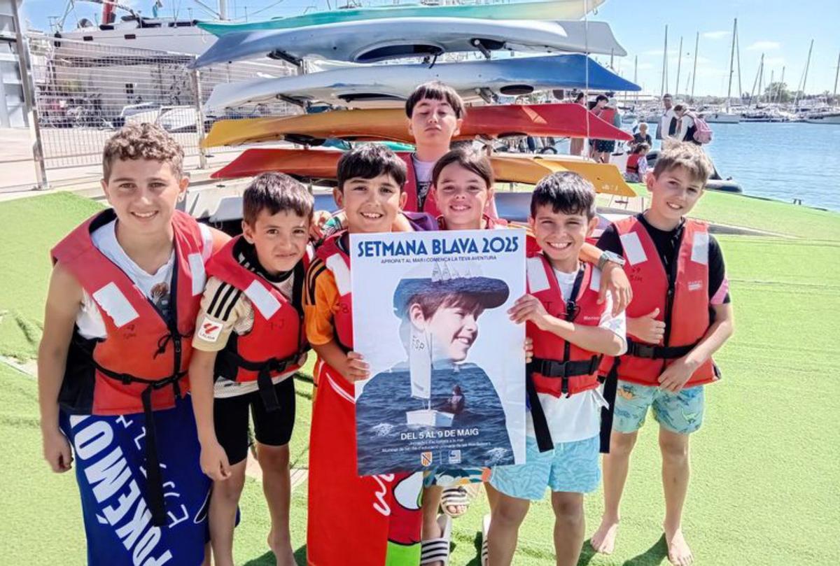 Más de doscientos escolares aprenden a navegar en la ‘Setmana Blava’ del CNSA